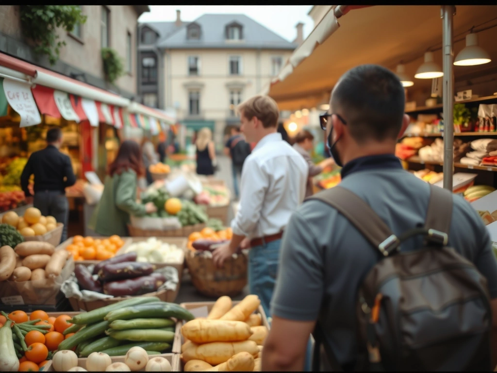 Marktplatz Atmosphäre